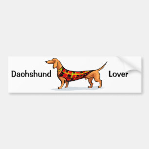 Pegatina Para Coche Dachshund