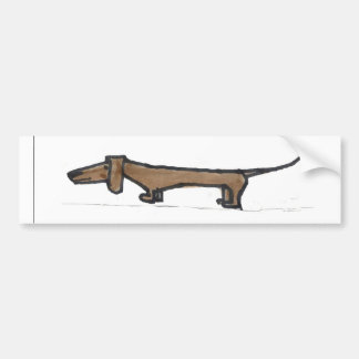 Pegatina Para Coche Dachshund
