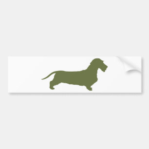 Pegatina Para Coche Dachshund Wirehaired