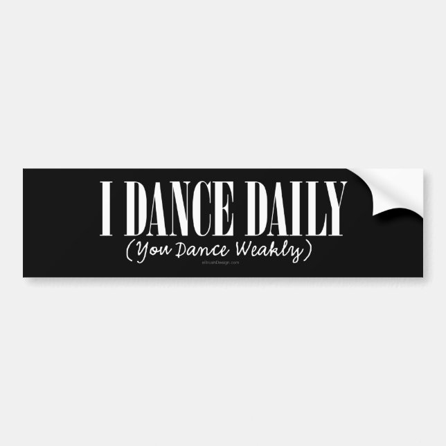 Pegatina Para Coche Dance Daily (Frente)