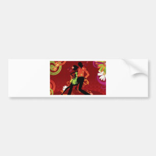 Pegatina Para Coche Danza de la salsa