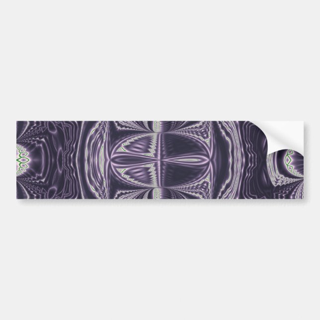 Pegatina Para Coche Danza Morada (Frente)