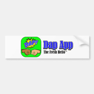 PEGATINA PARA COCHE DAP APP TAGLINE