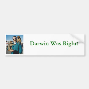 Pegatina Para Coche ¡Darwin correcto!
