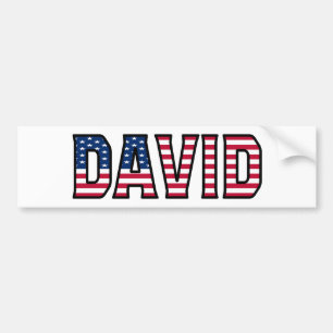 Pegatina Para Coche David Name Vorname Estados Unidos Aufkleber Pegati