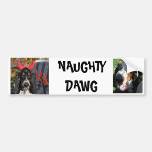 PEGATINA PARA COCHE DAWG TRAVIESO
