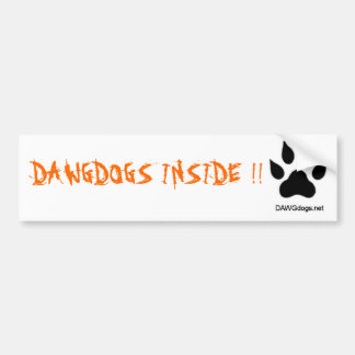 Pegatina Para Coche ¡dawgdogs, DAWGDOGS DENTRO!!
