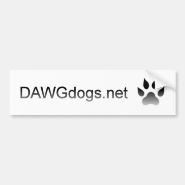 Pegatina Para Coche DAWGdogs.net (Frente)