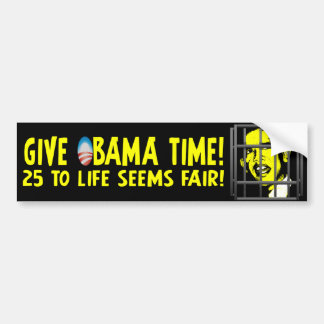 Pegatina Para Coche ¡Dé el tiempo de Obama!