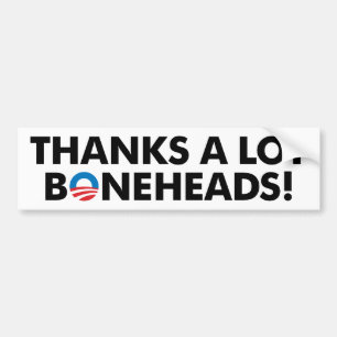 Pegatina Para Coche ¡De las gracias Boneheads mucho!