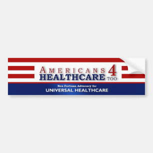 Pegatina Para Coche De los americanos 4 de la atención sanitaria
