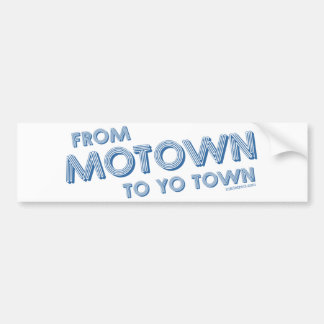 Pegatina Para Coche De Motown a la ciudad de Yo
