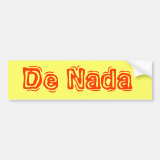 Pegatina Para Coche De Nada