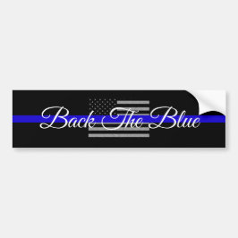 PEGATINA PARA COCHE DE VUELTA AL AZUL SUPPORT POLIKER BUMPER STICKER
