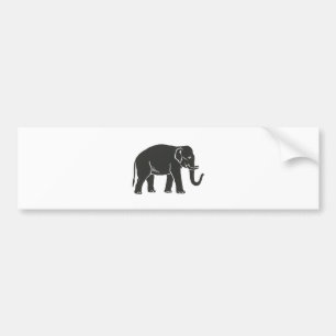 Pegatina Para Coche décimo octavo (indio) - elefante de la división