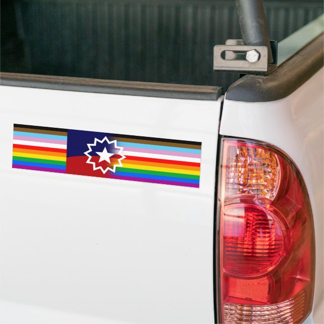 Pegatina Para Coche Decimosegundo Orgullo LGBTQ (En Camión)