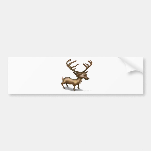 Pegatina Para Coche Deer (Frente)