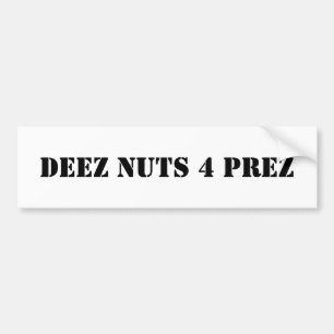 Pegatina Para Coche Deez Nuts 4 Prez