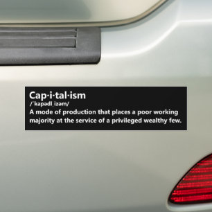 Pegatina Para Coche Definición de capitalismo