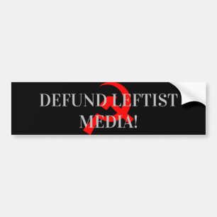 PEGATINA PARA COCHE ¡DEFINIR LOS MEDIOS DE IZQUIERDA!