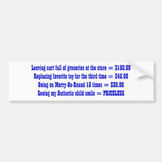 Pegatina Para Coche Dejando el carro lleno de ultramarinos en la