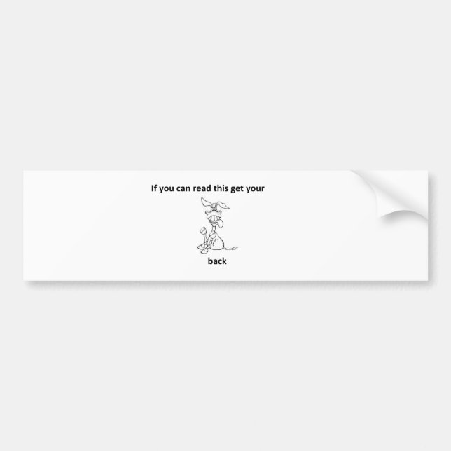 Pegatina Para Coche Dejar de personalizar (Frente)