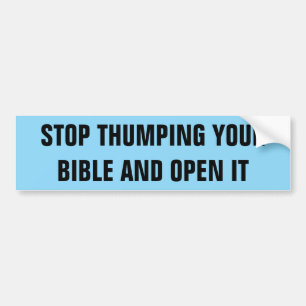 PEGATINA PARA COCHE DEJE DE AMARGAR LA BIBLIA