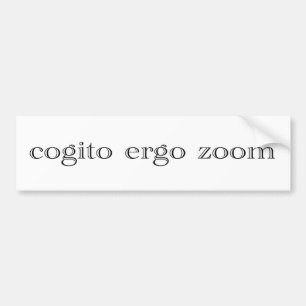 Pegatina Para Coche del cogito enfoque ergo