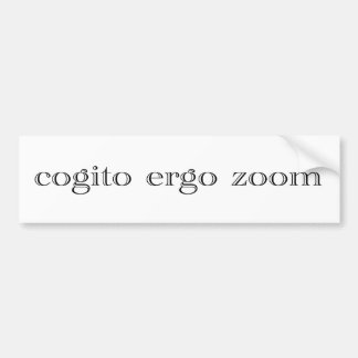 Pegatina Para Coche del cogito enfoque ergo