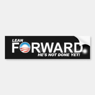 Pegatina Para Coche Delantero magro - Obama anti