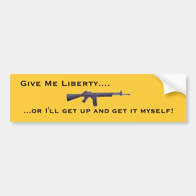 Pegatina Para Coche Déme la libertad (Frente)