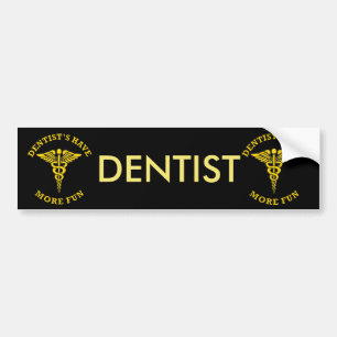 Pegatina Para Coche Dentista tiene más escudo Personalizado divertido