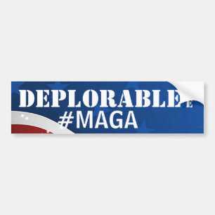 Pegatina Para Coche Deplorable #MAGA/hace América grande otra vez