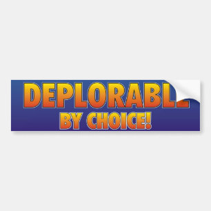 Pegatina Para Coche ¡Deplorable por la opción!
