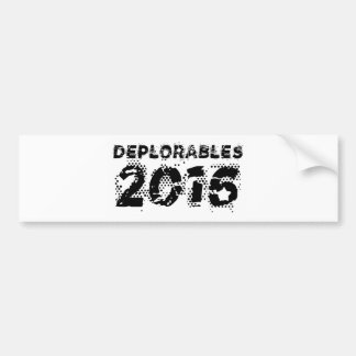 Pegatina Para Coche Deplorables 2016