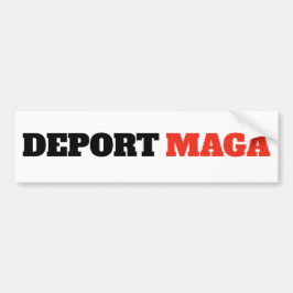 Pegatina Para Coche Deportar MAGA contra Trump