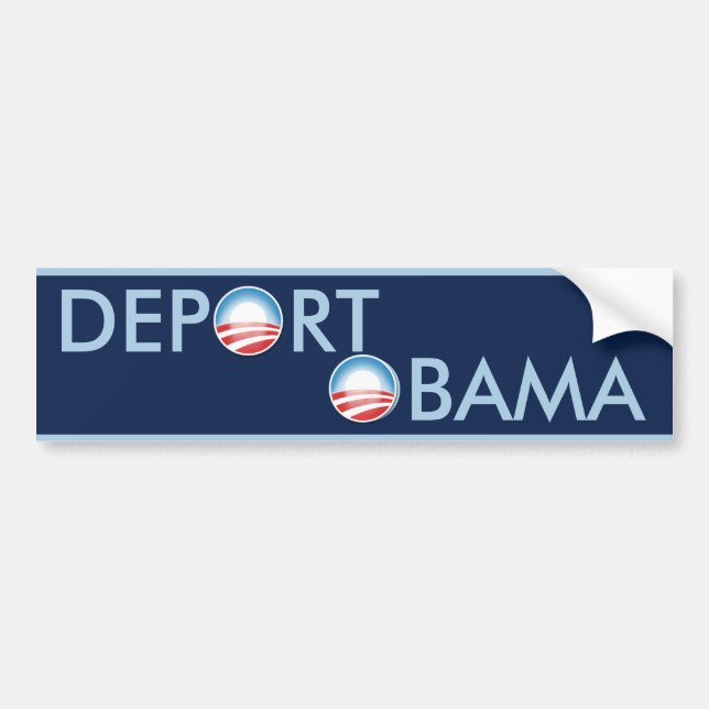 Pegatina Para Coche Deporte a Obama (Frente)