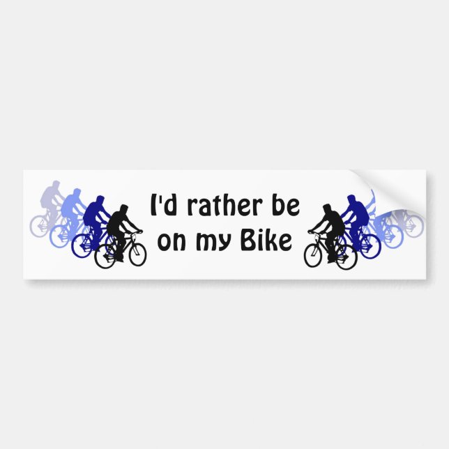 Pegatina Para Coche Deporte: ciclismo, ciclismo, ciclismo (Frente)