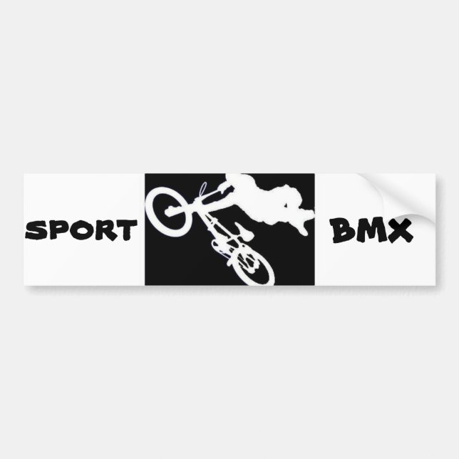 PEGATINA PARA COCHE DEPORTES BMX (Frente)