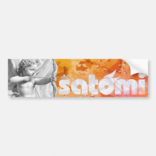 Pegatina Para Coche deportista satomi "OG GOLD" Bumper Sticker (Frente)