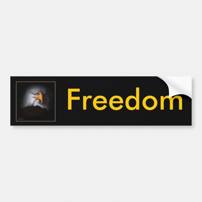 Pegatina Para Coche Derecho a la libertad (Frente)