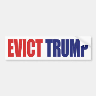Pegatina Para Coche Desalojar a Trump - Anti Presidente Trump