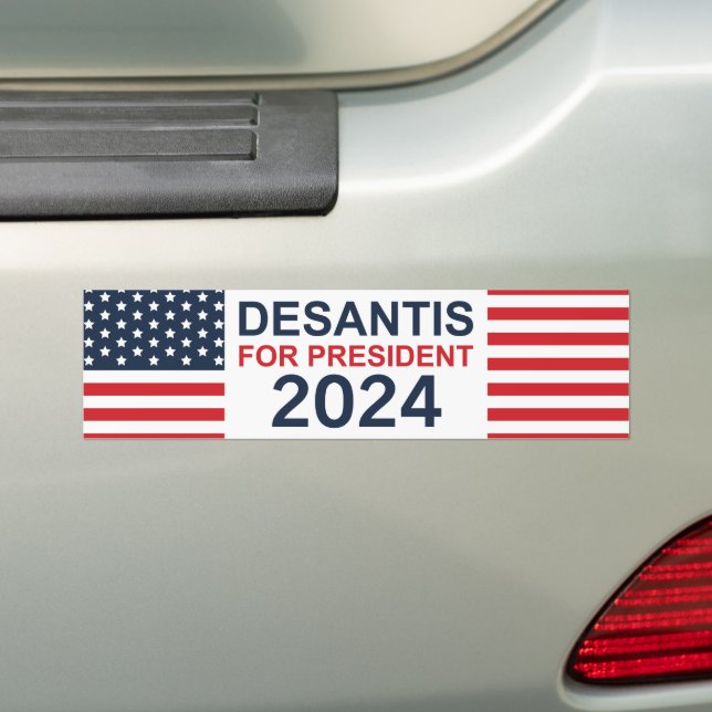 Pegatina Para Coche DeSantis Para Presidente 2024 (en coche)