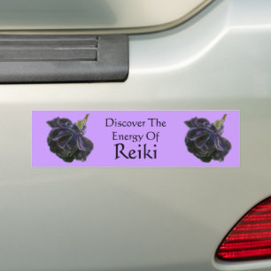 Pegatina Para Coche Descubre La Energía De Reiki Rosa