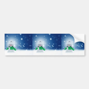 Pegatina Para Coche Deseos de Snowman