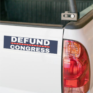 Pegatina Para Coche Desfinanciar al Congreso