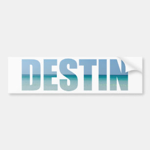 Pegatina Para Coche Destin Florida Beach Letters Souvenir