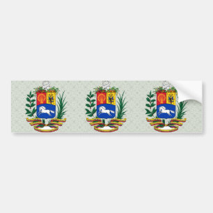 Pegatina Para Coche Detalle del escudo de armas de Venezuela