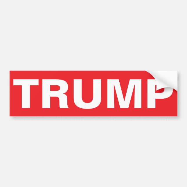 PEGATINA PARA COCHE DETENER A TRUMP (Frente)