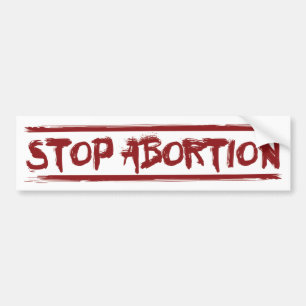 Pegatina Para Coche Detener el aborto 2